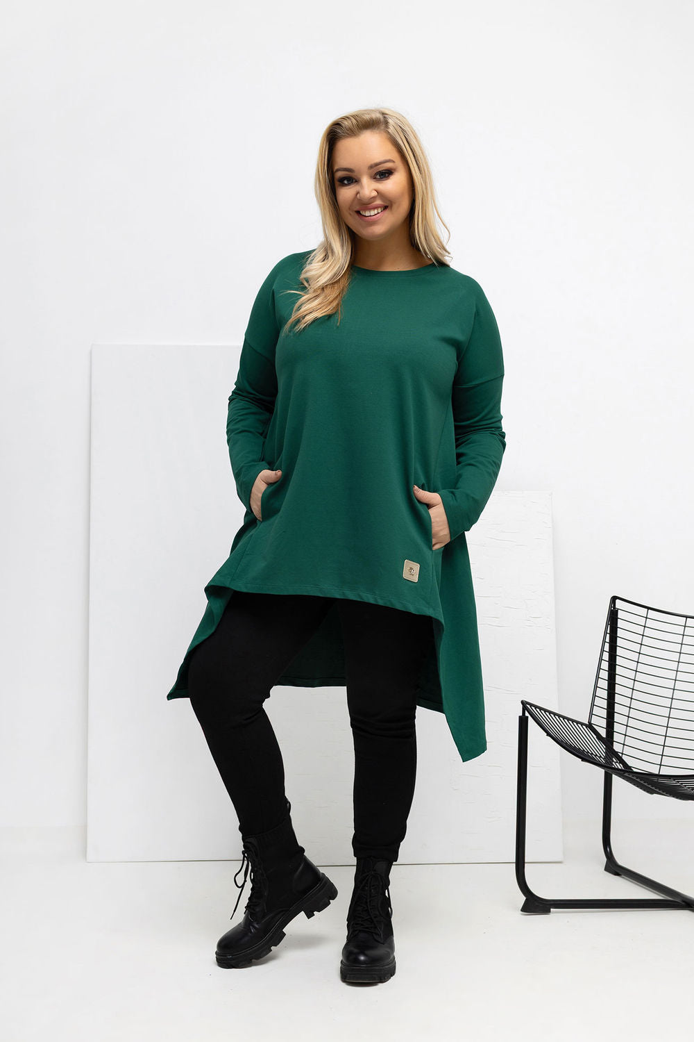 Tunique grande taille femme Relevance — vert
