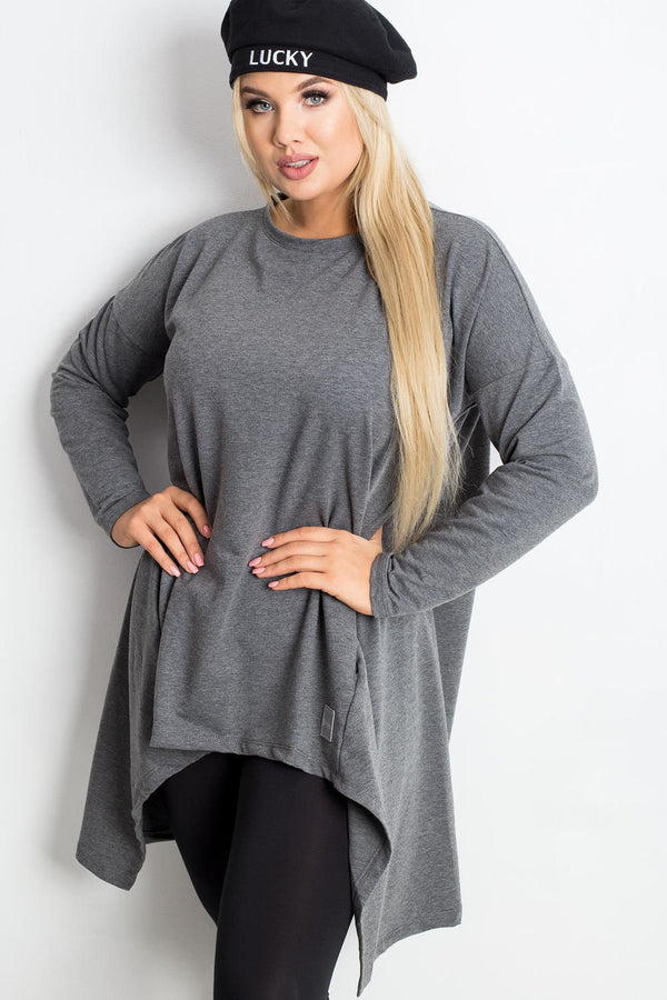 Tunique grande taille femme Relevance — gris