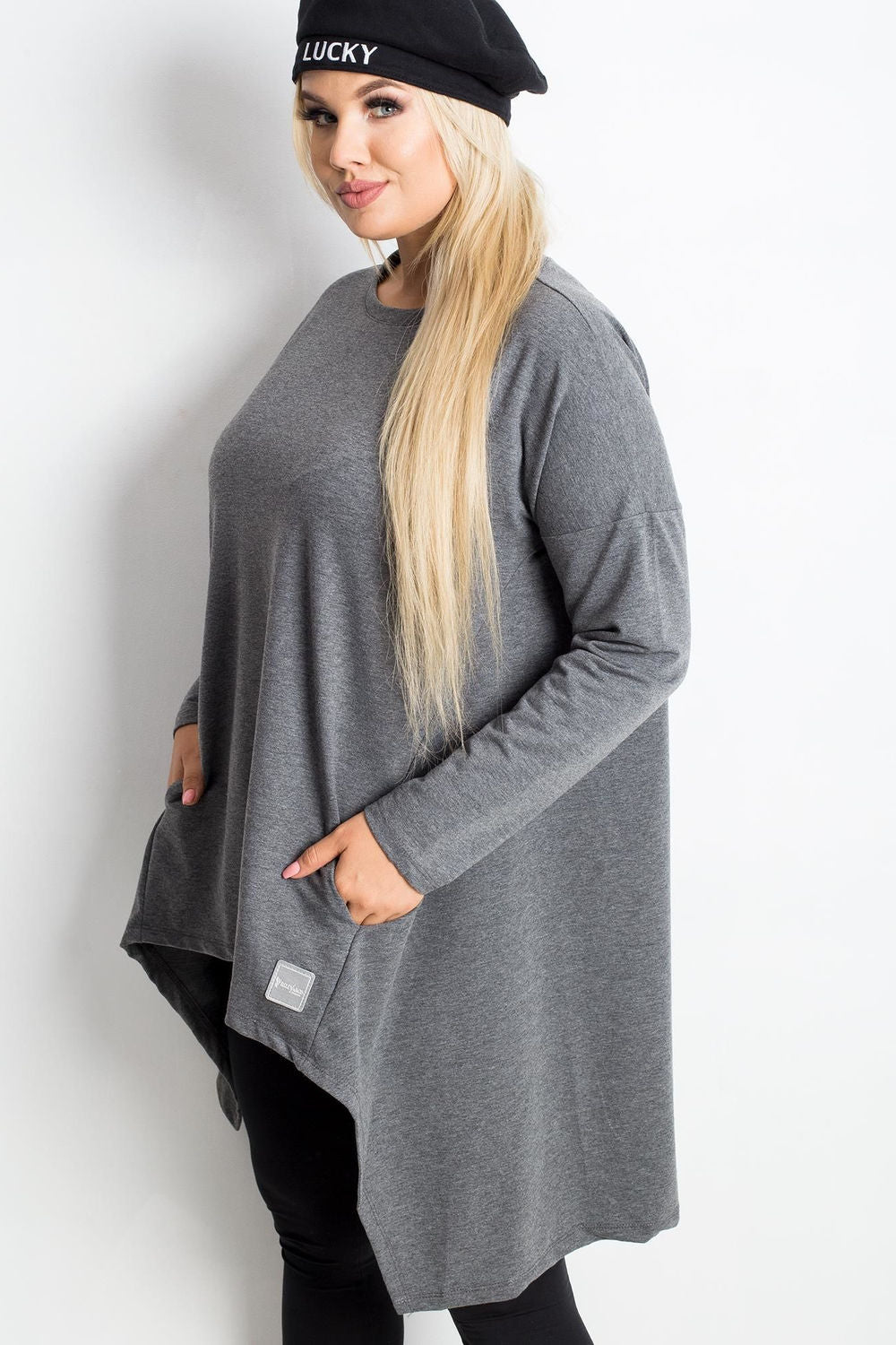 Tunique grande taille femme Relevance — gris
