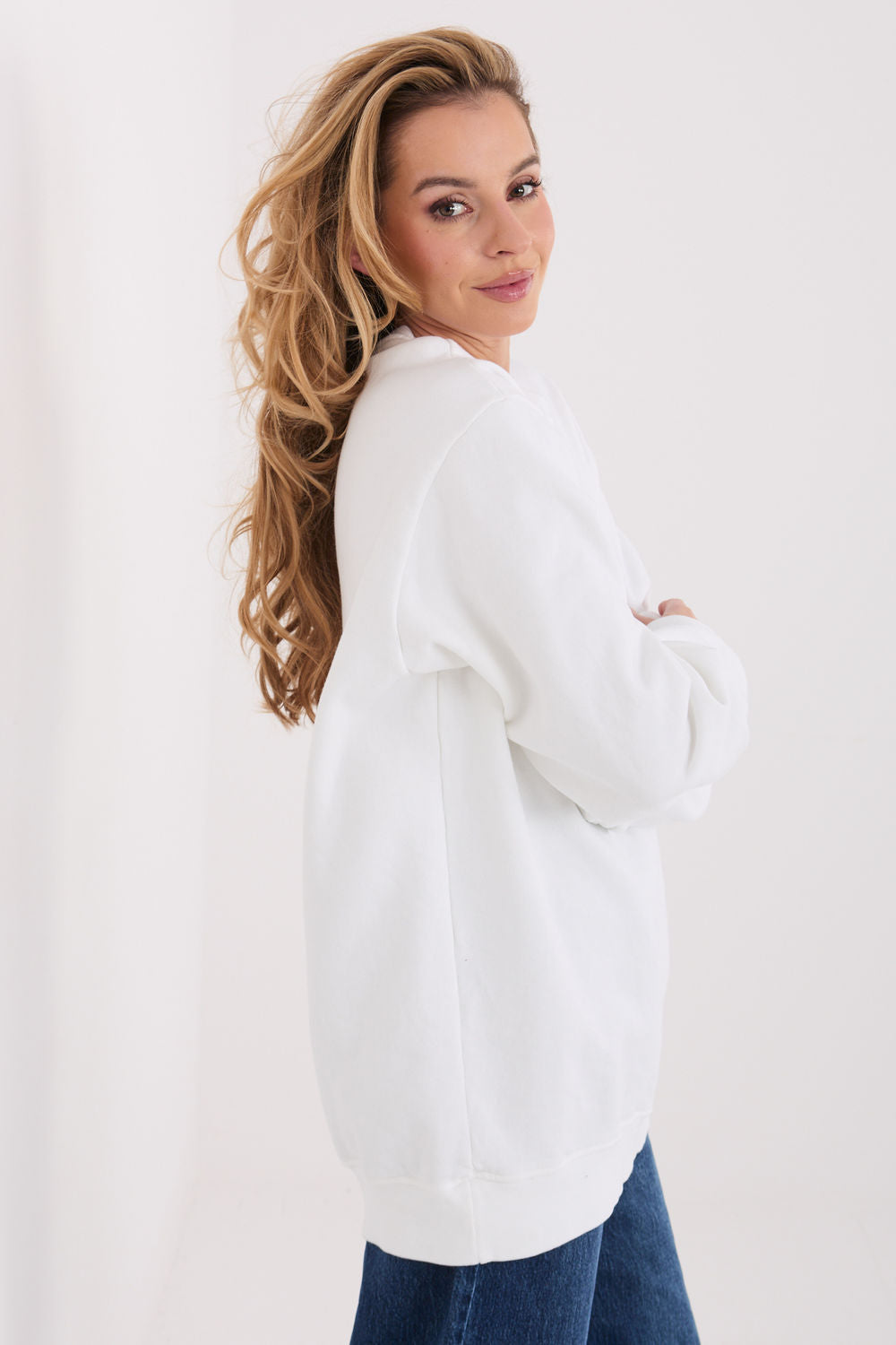 T-shirt femme Factory Price Sweatshirt Sweatshirt — beige