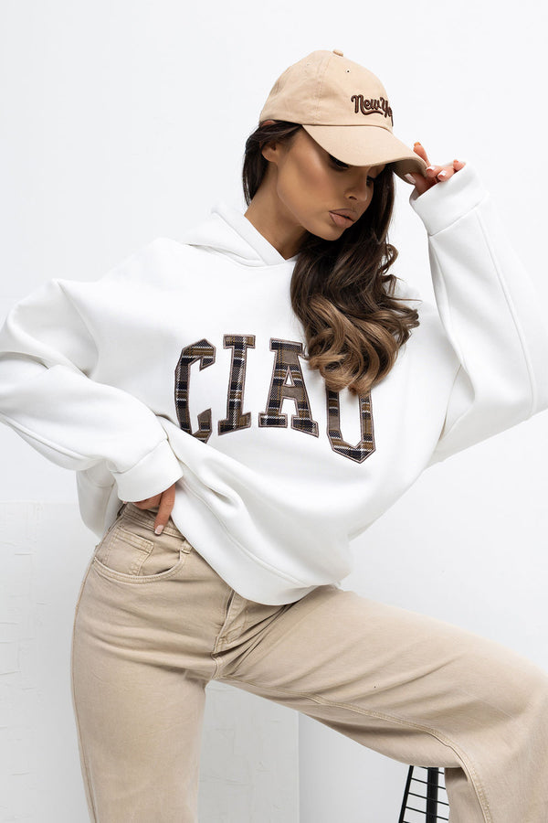 T-shirt femme Rue Paris Sweatshirt Sweatshirt — beige