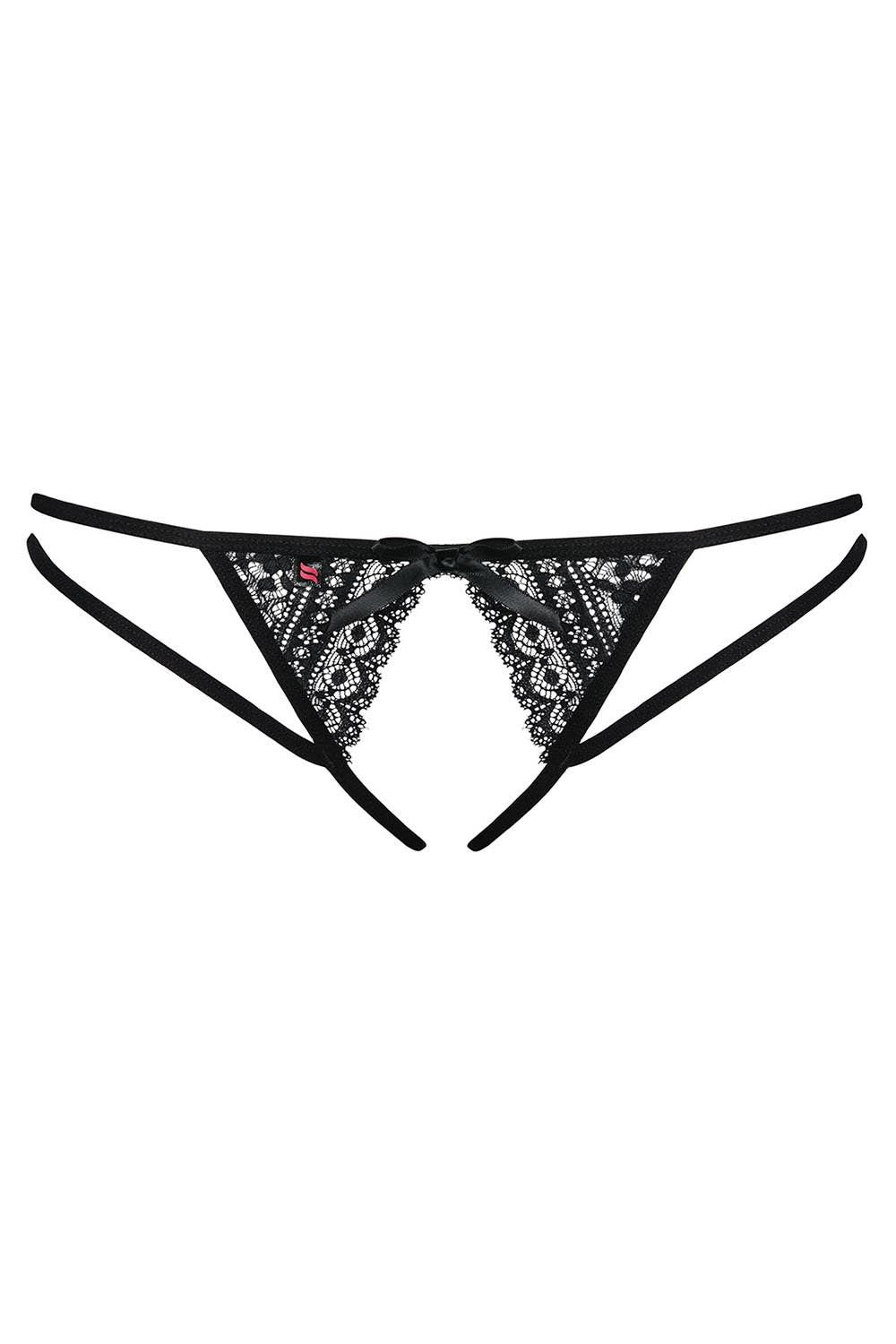 String femme Obsessive Strings Strings — noir