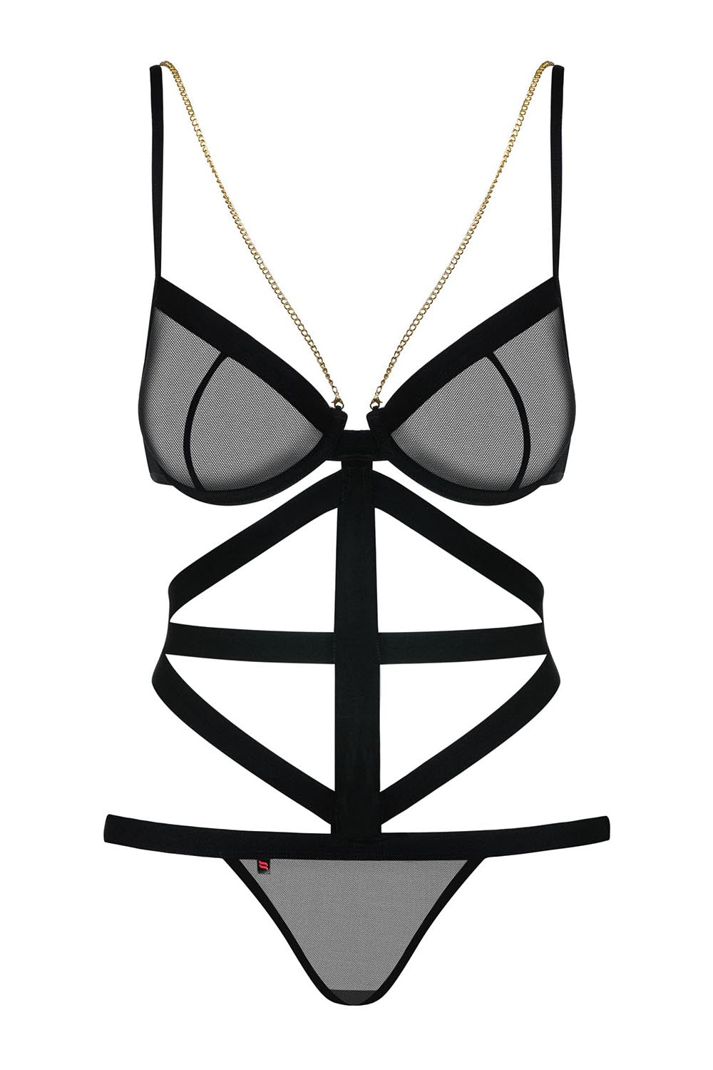 Corset femme Obsessive — noir