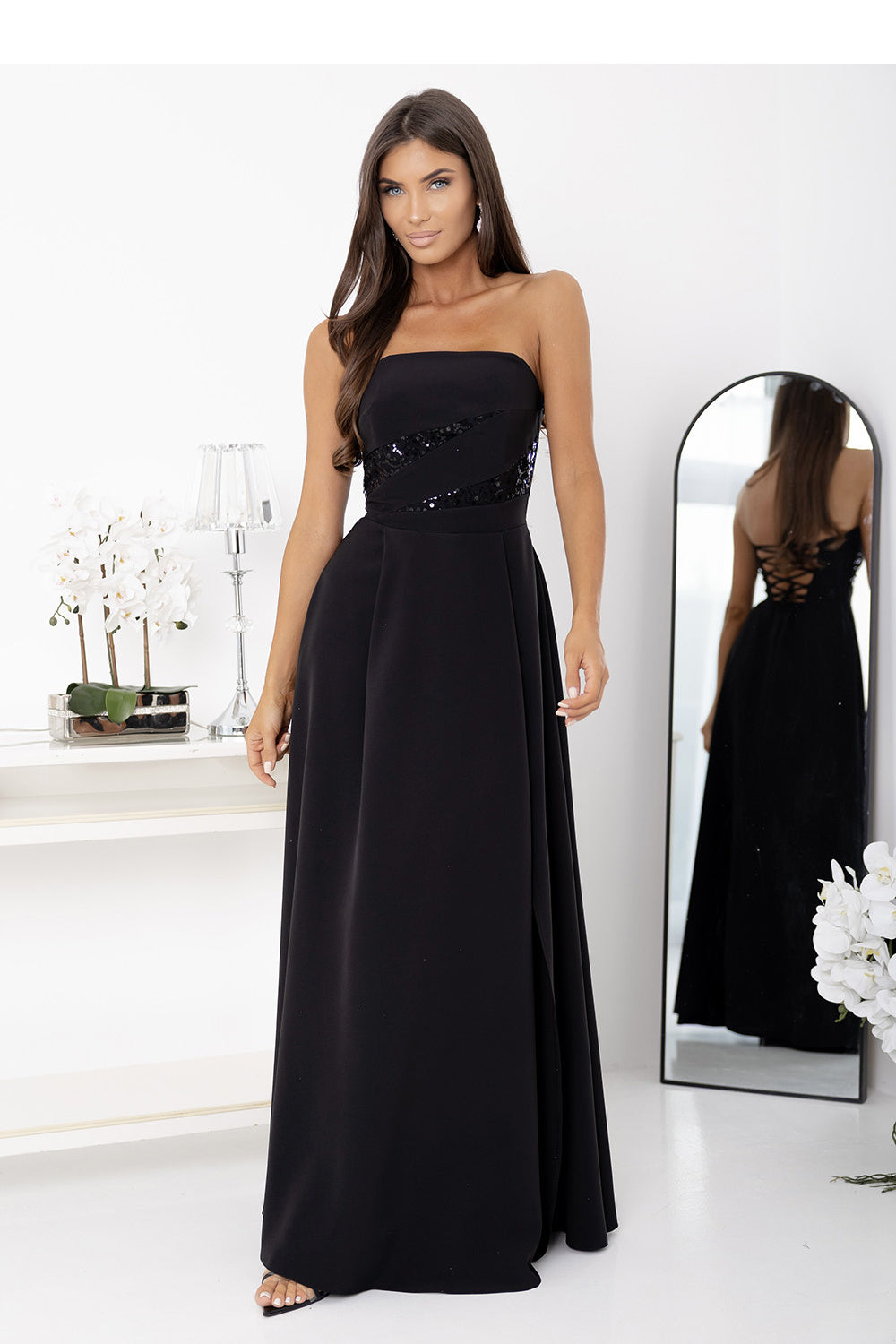 Robe femme With You Longue Longue — noir