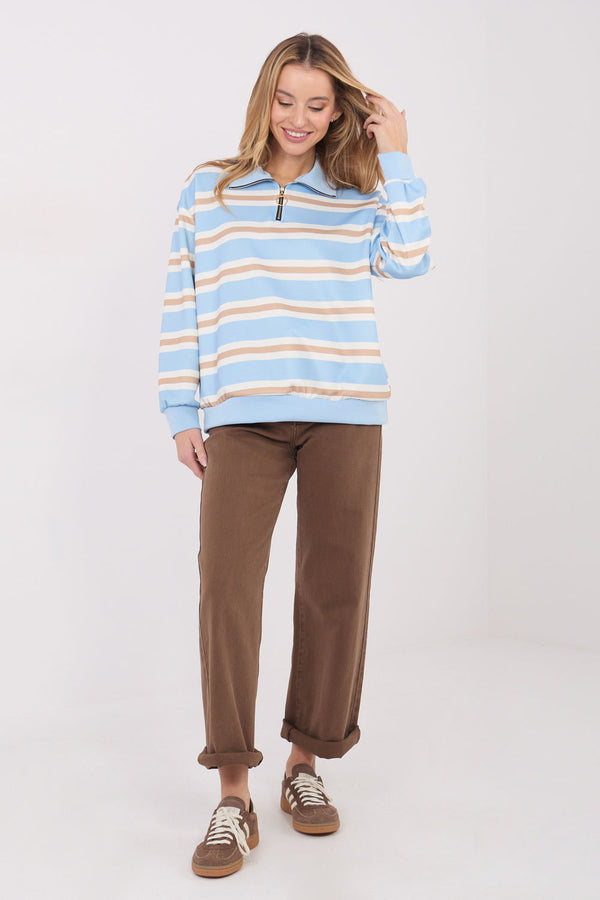 T-shirt femme Italy Moda Sweatshirt Sweatshirt — bleu
