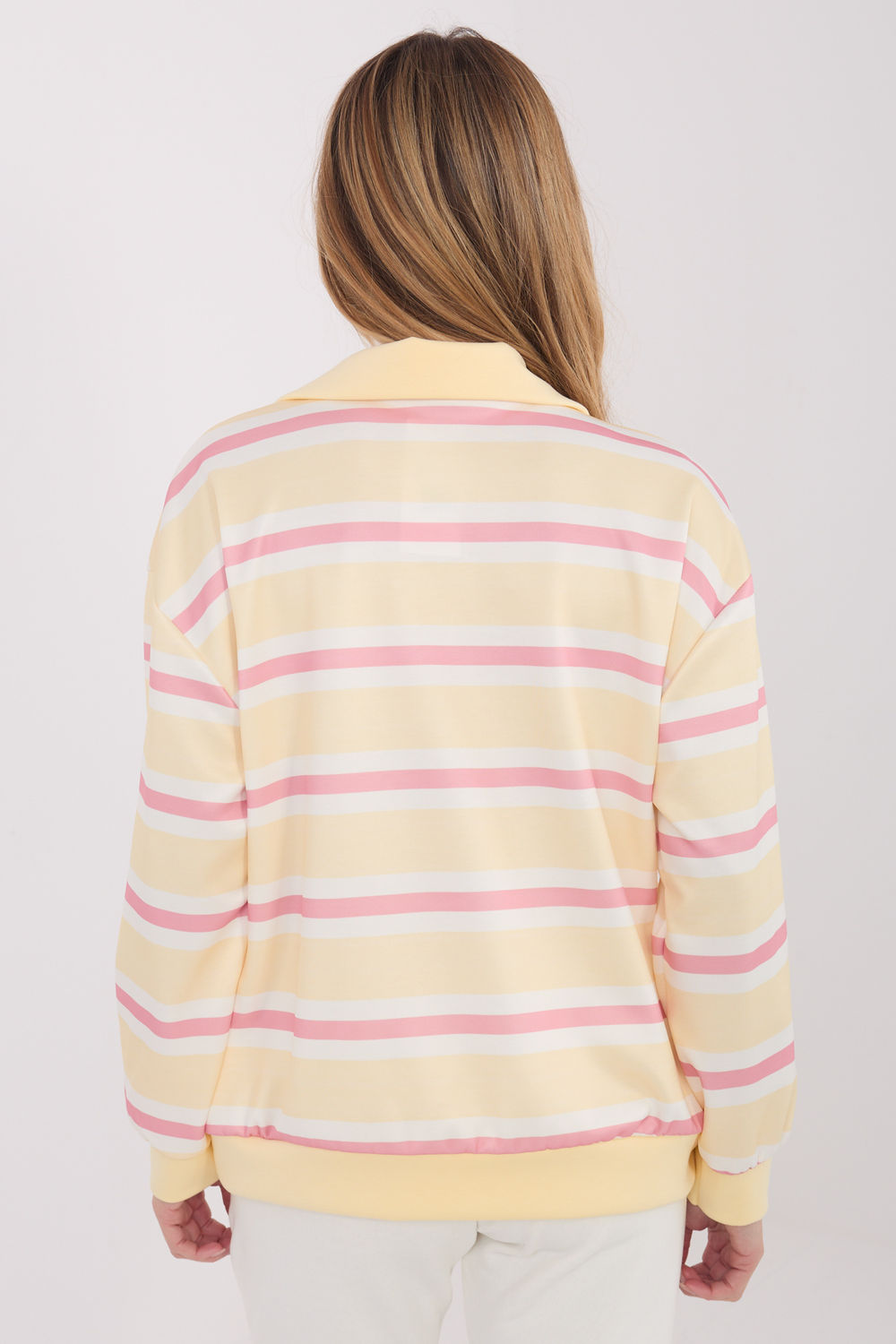 T-shirt femme Italy Moda Sweatshirt Sweatshirt — jaune