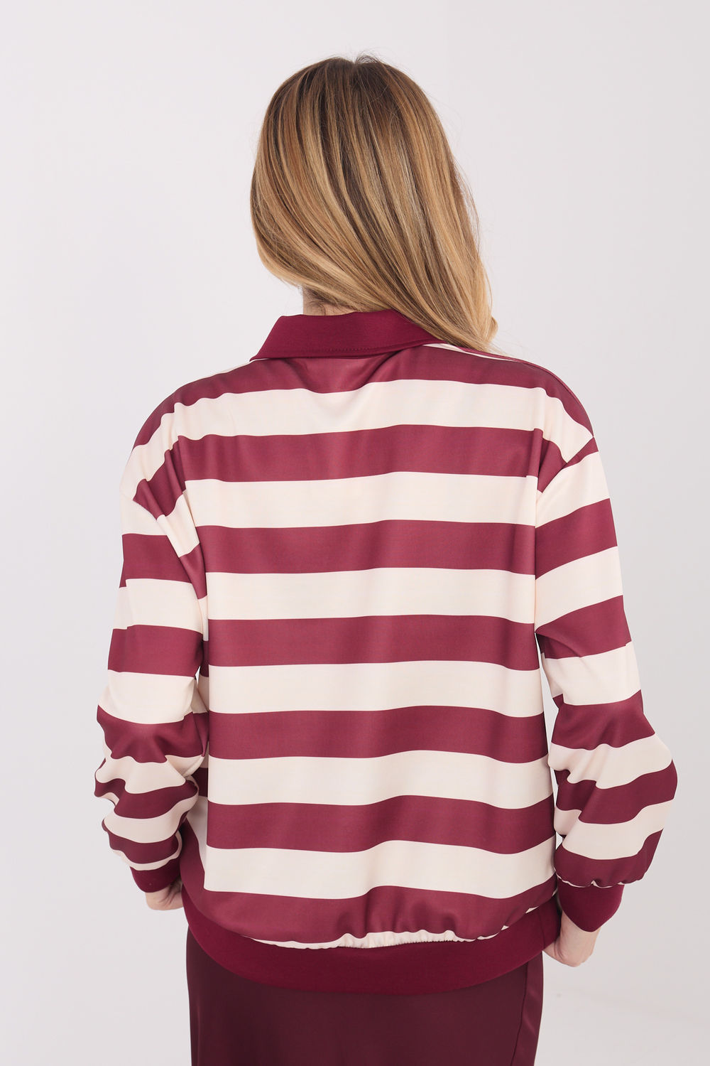 T-shirt femme Italy Moda Sweatshirt Sweatshirt — rouge