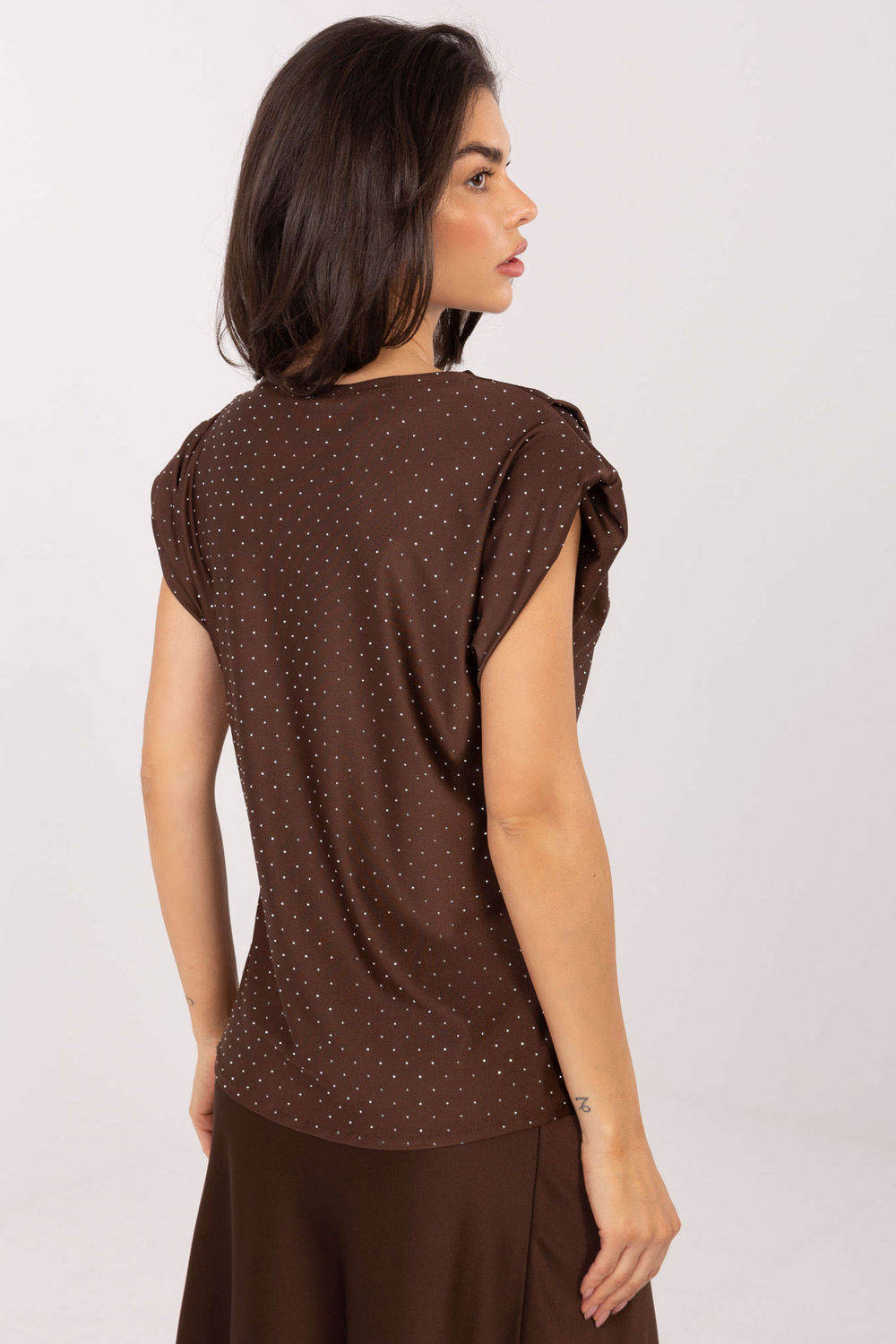 Blouse femme Italy Moda Chemisier Chemisier — brun