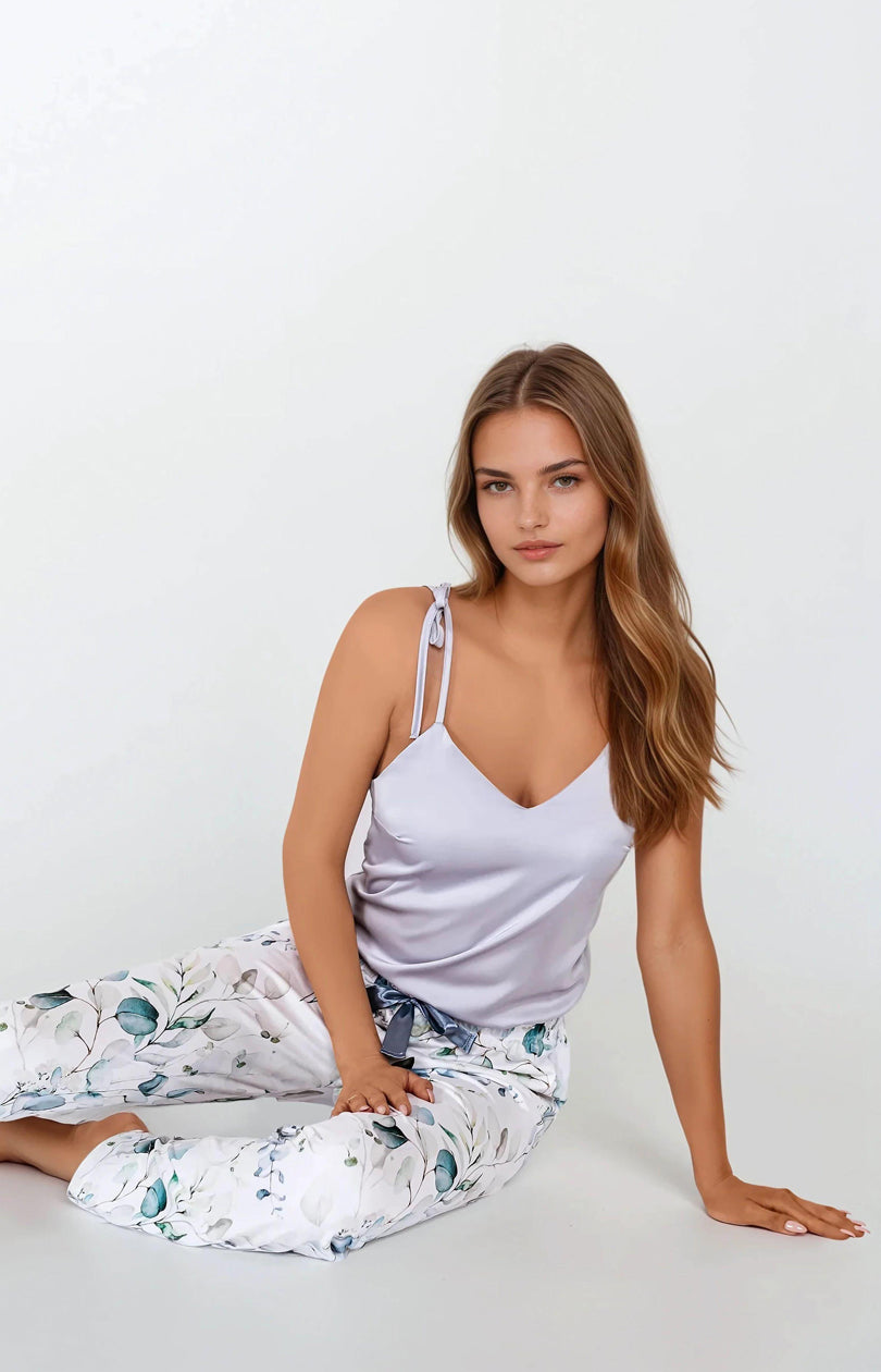 Pyjama femme Momenti Per Me — gris