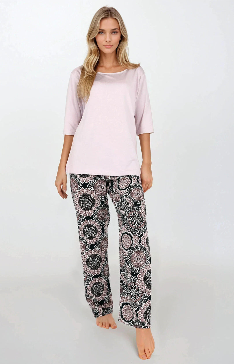 Pyjama femme Momenti Per Me — rosé