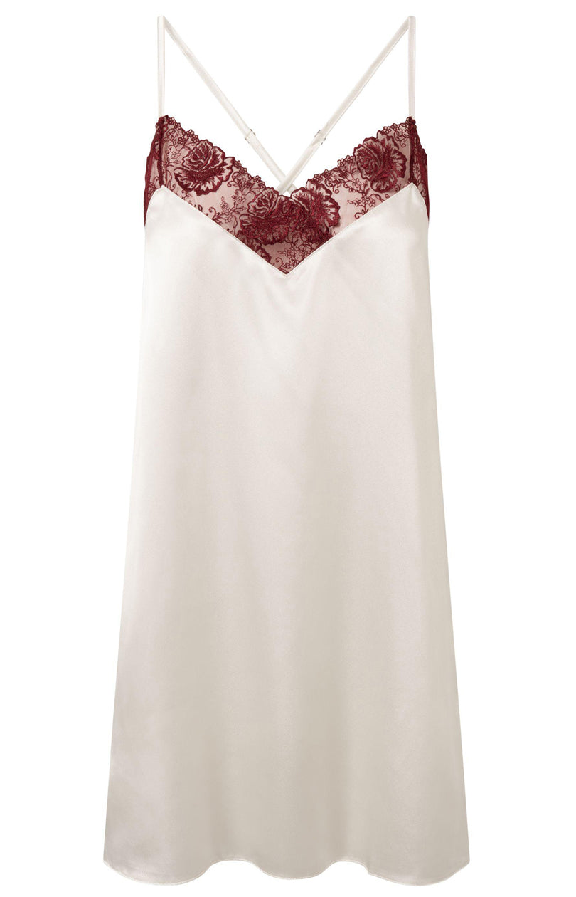Nuisette femme Momenti Per Me Chemise De Nuit — beige