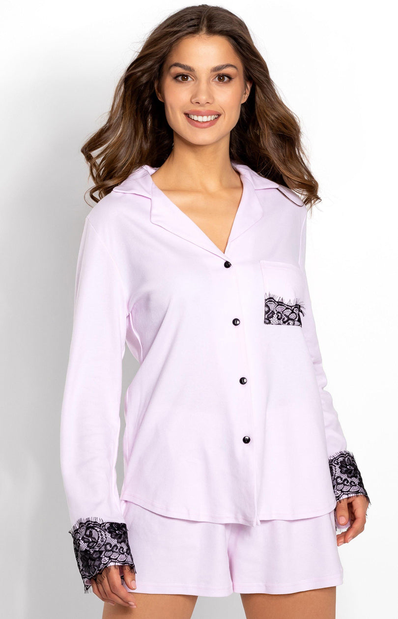 Pyjama femme Momenti Per Me — rosé