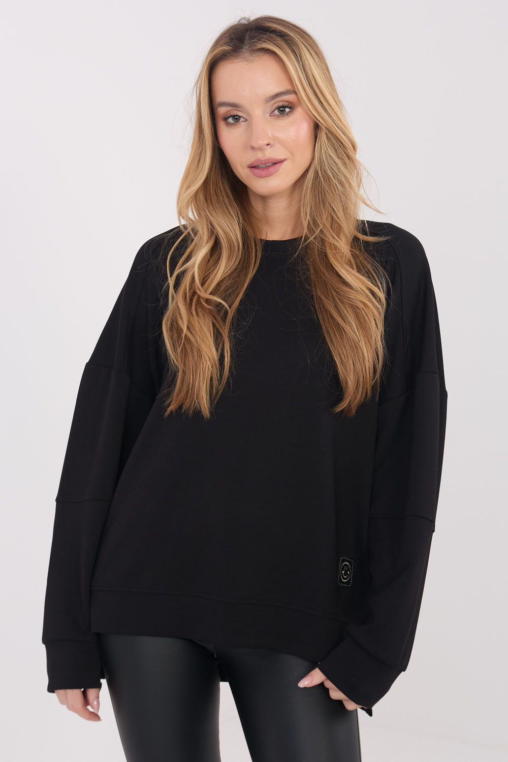 T-shirt femme Rue Paris Sweatshirt Sweatshirt — noir
