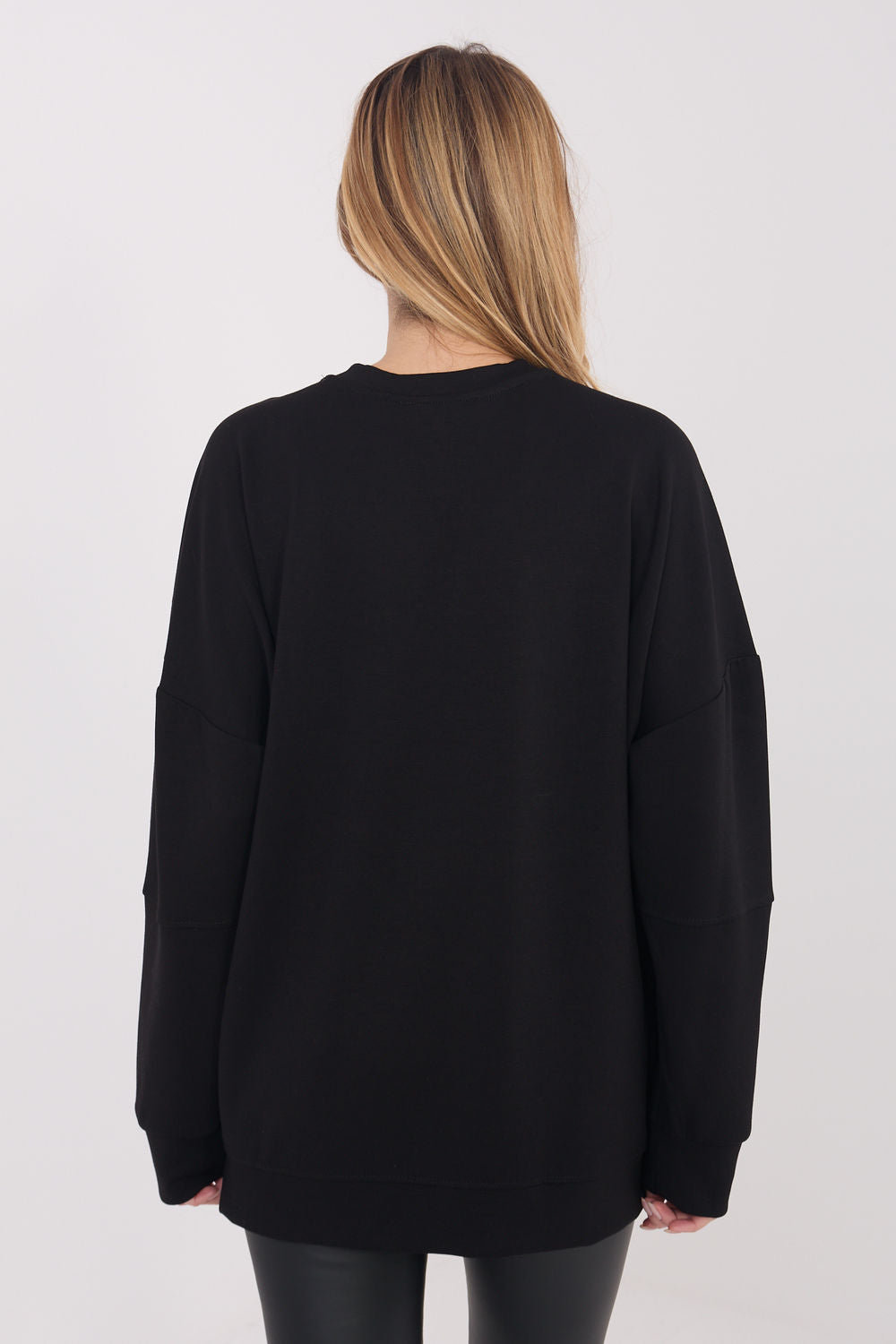 T-shirt femme Rue Paris Sweatshirt Sweatshirt — noir