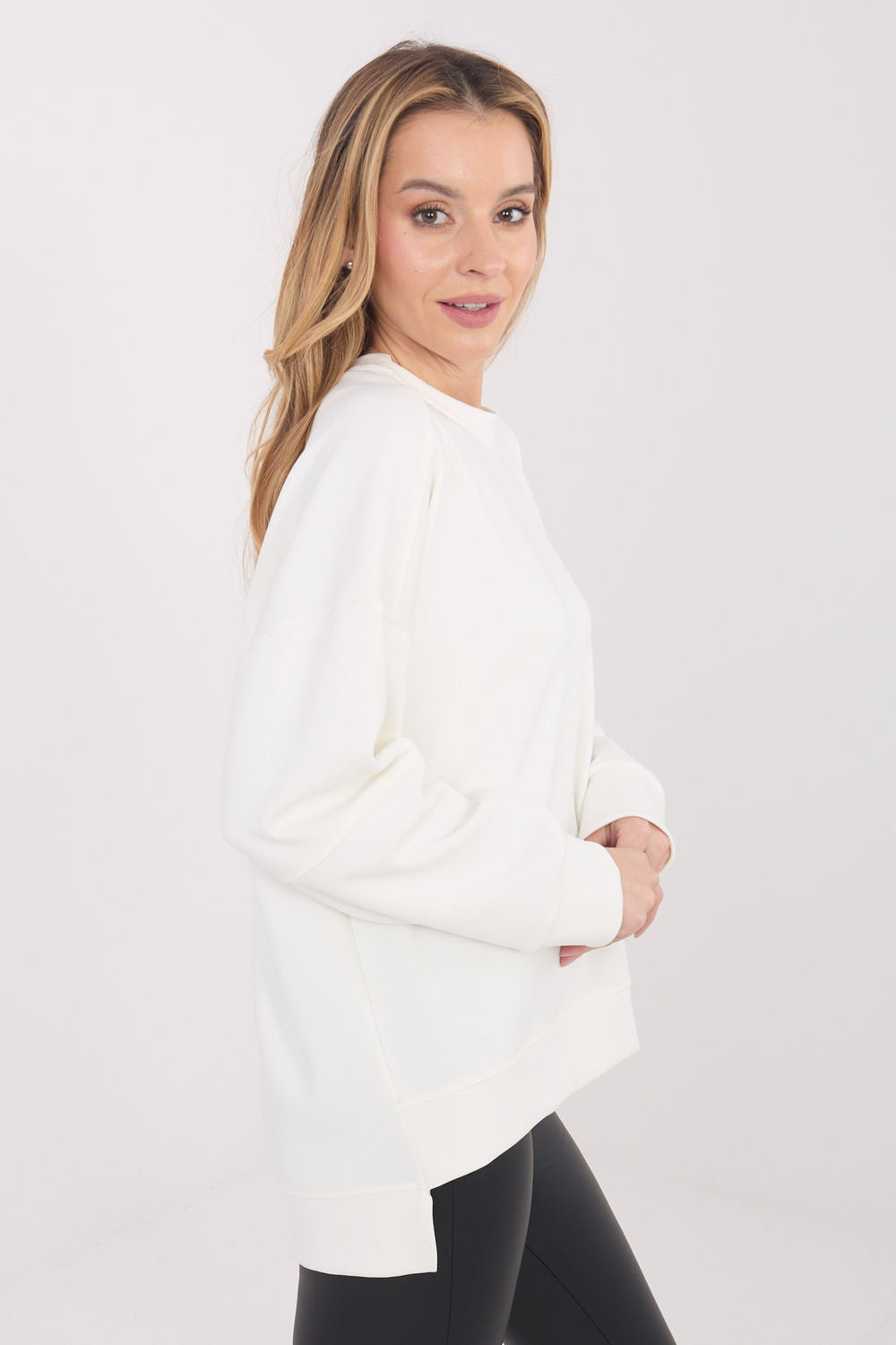 T-shirt femme Rue Paris Sweatshirt Sweatshirt — beige