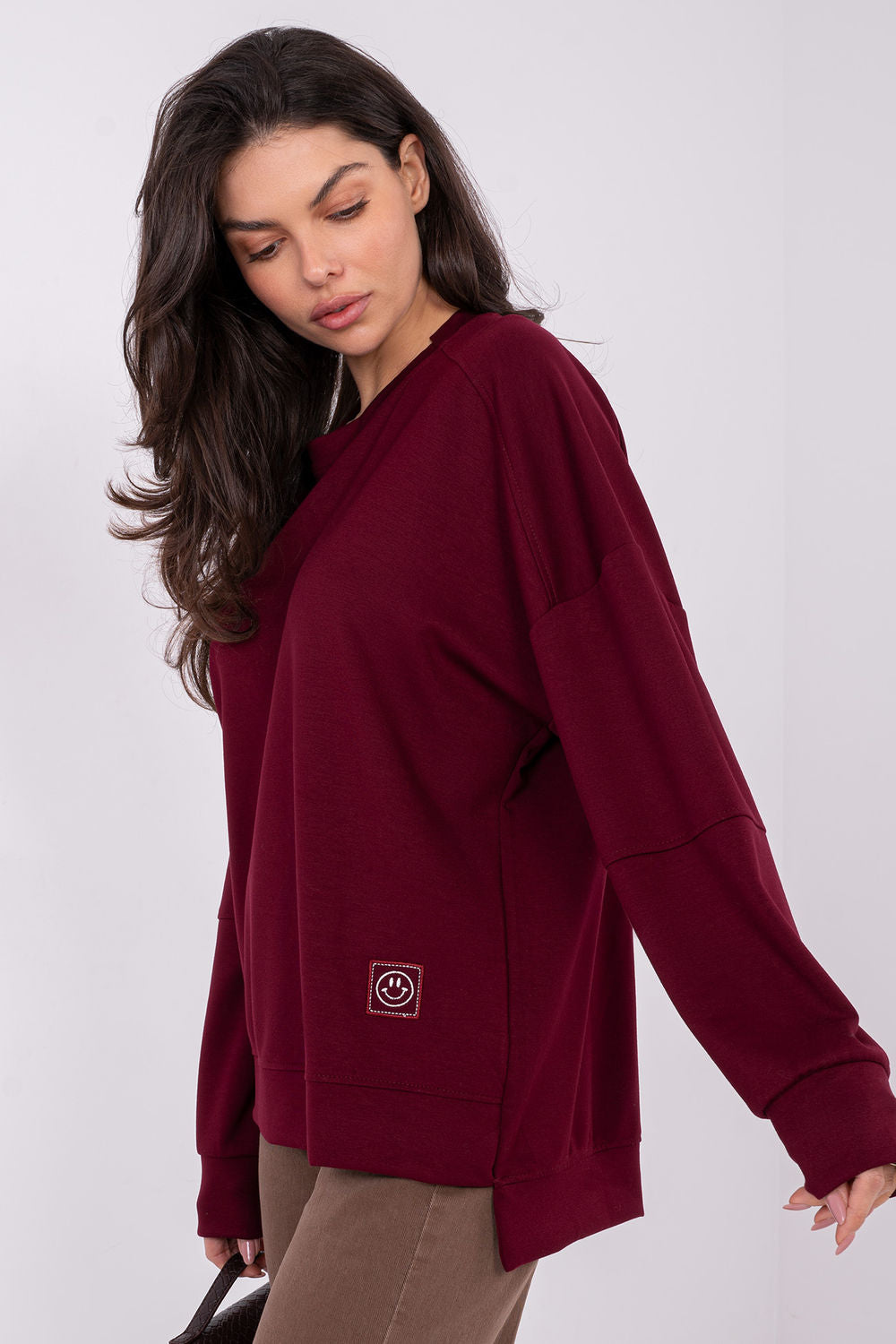 T-shirt femme Rue Paris Sweatshirt Sweatshirt — rouge