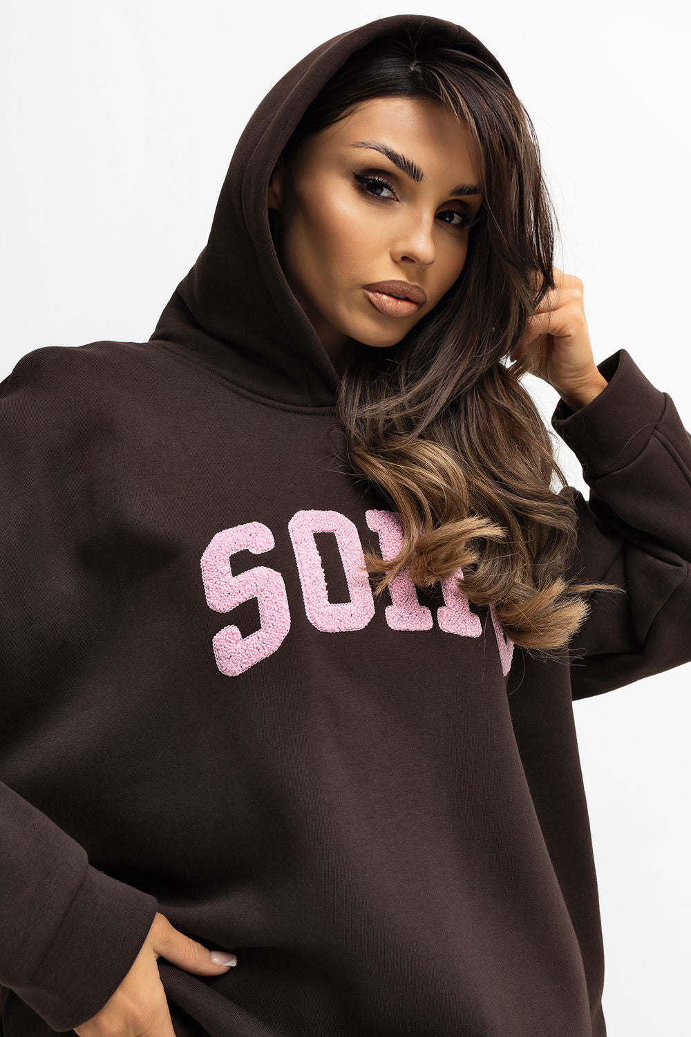 T-shirt femme Rue Paris Sweatshirt Sweatshirt — brun