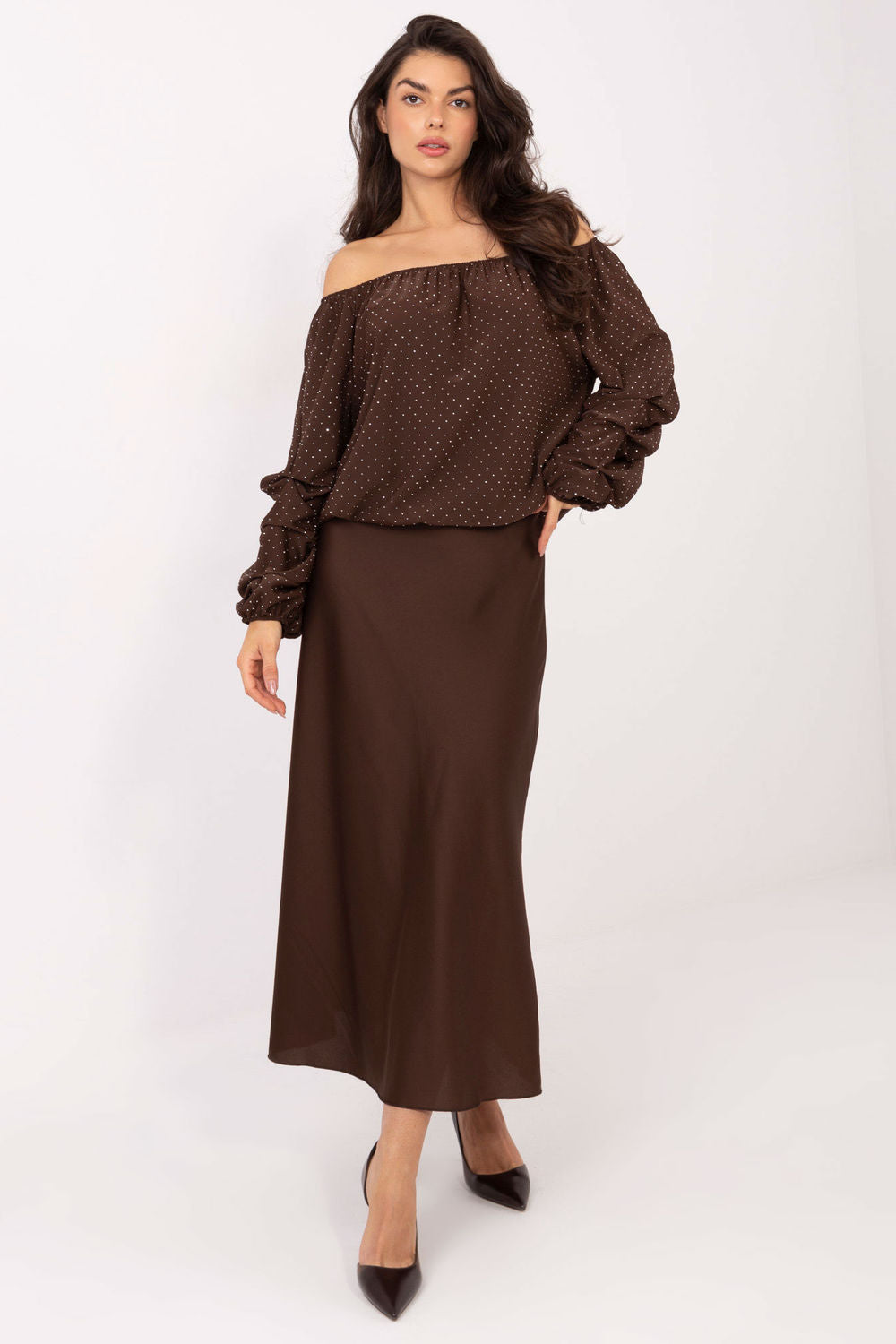 Blouse femme Italy Moda Chemisier Chemisier — brun