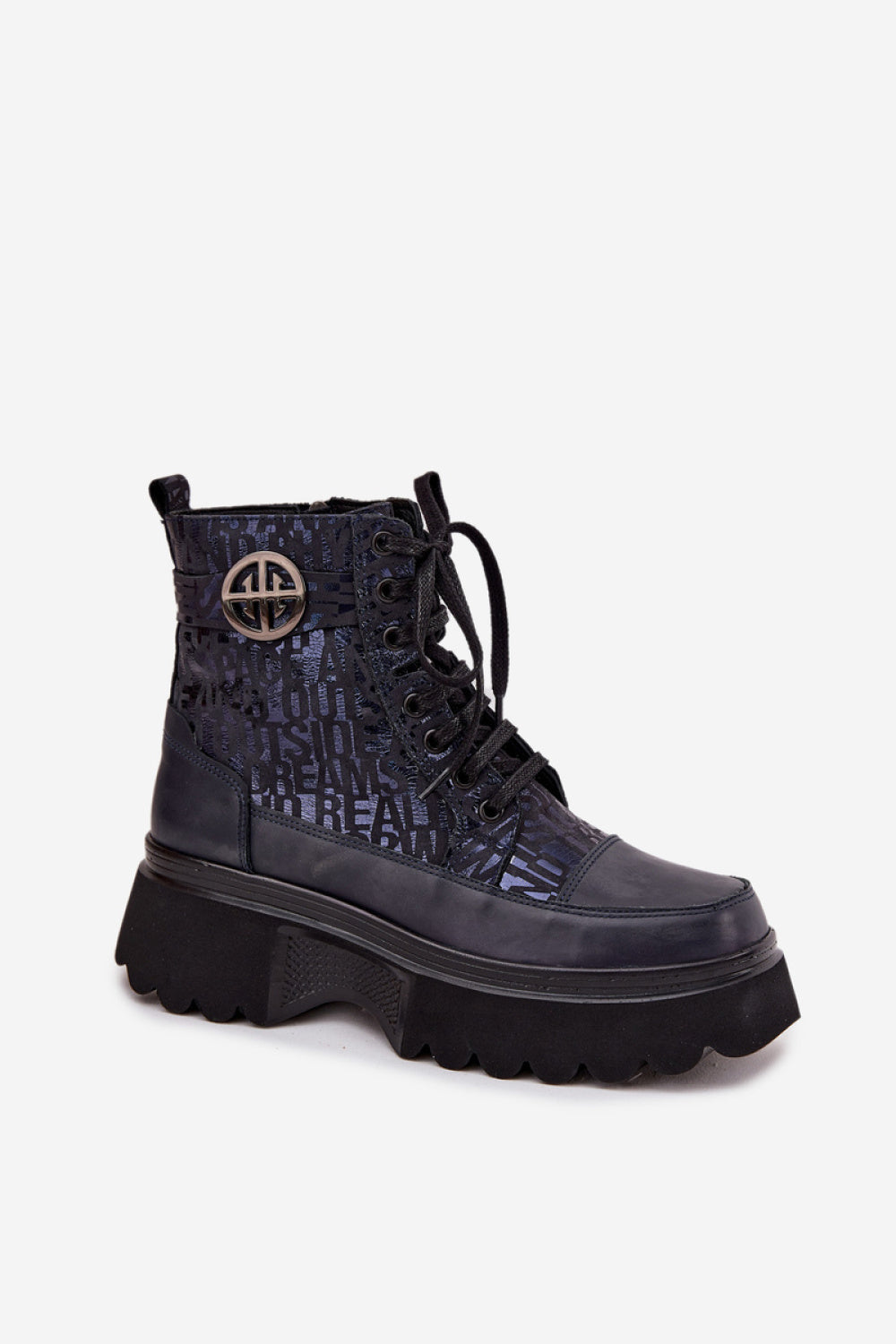 Bottes femme Step in style À Plateforme À — bleu marine