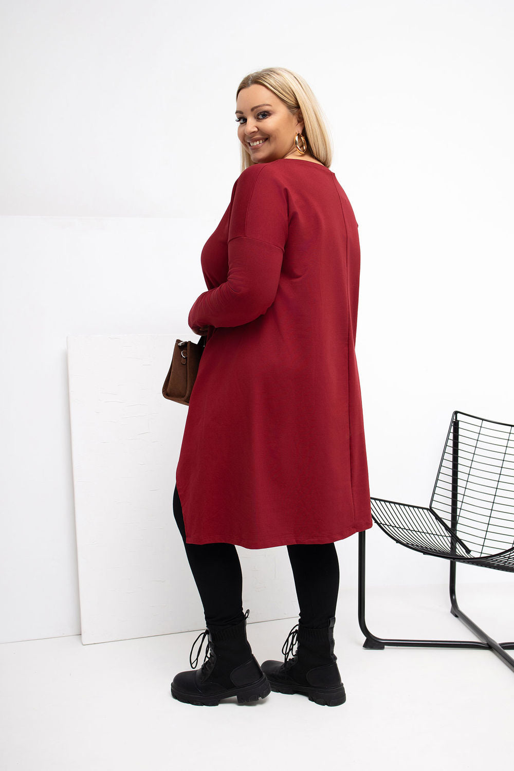 Tunique grande taille femme Relevance — rouge