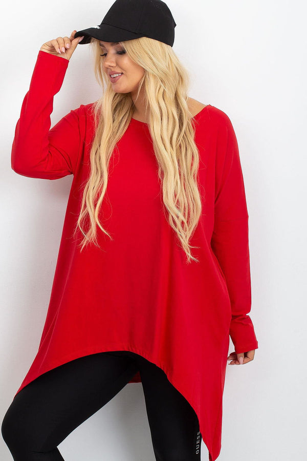Tunique grande taille femme Relevance — rouge