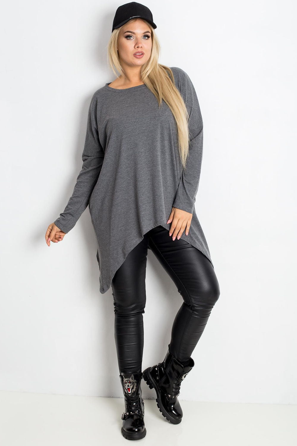 Tunique grande taille femme Relevance — gris