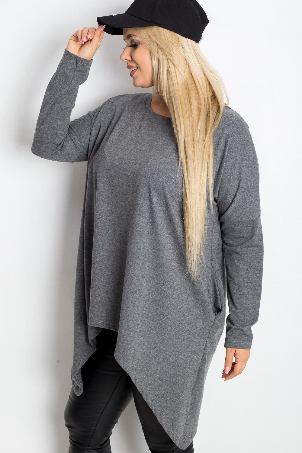 Tunique grande taille femme Relevance — gris