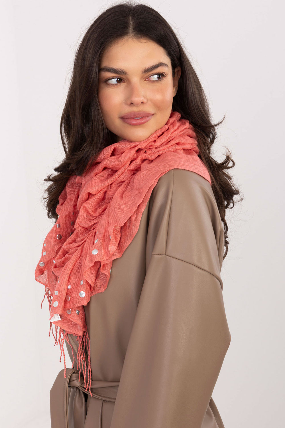 Foulard femme AT — orange