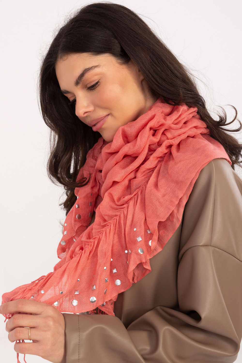Foulard femme AT — orange