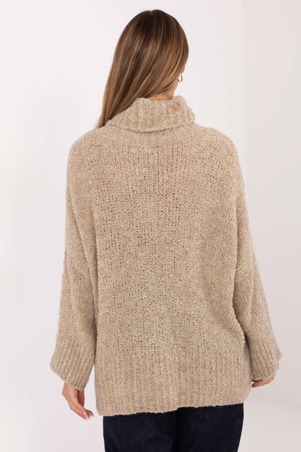 Pull femme Factory Price Col Roulé Col — beige