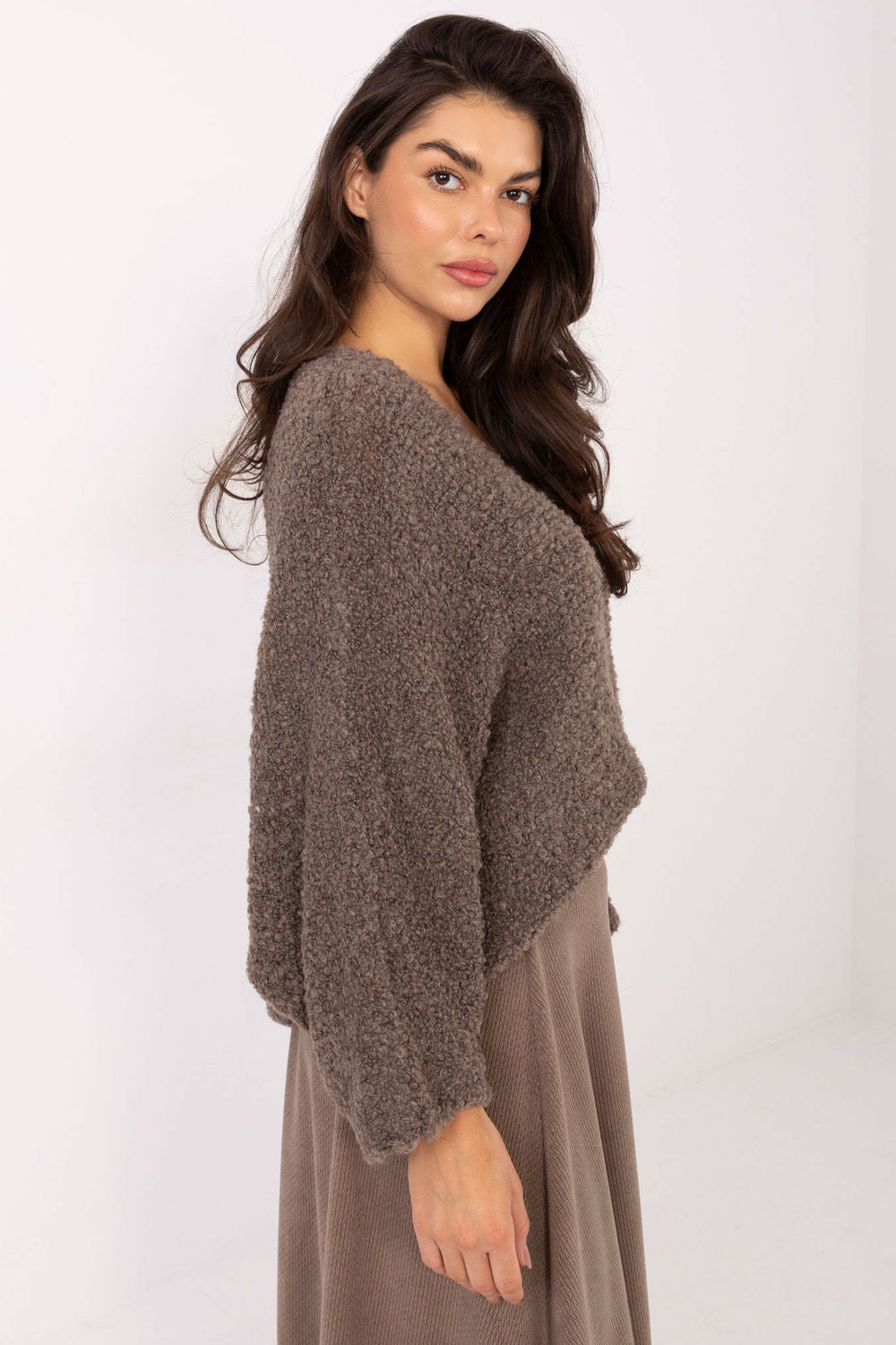 Pull femme Factory Price Chandail Chandail — beige