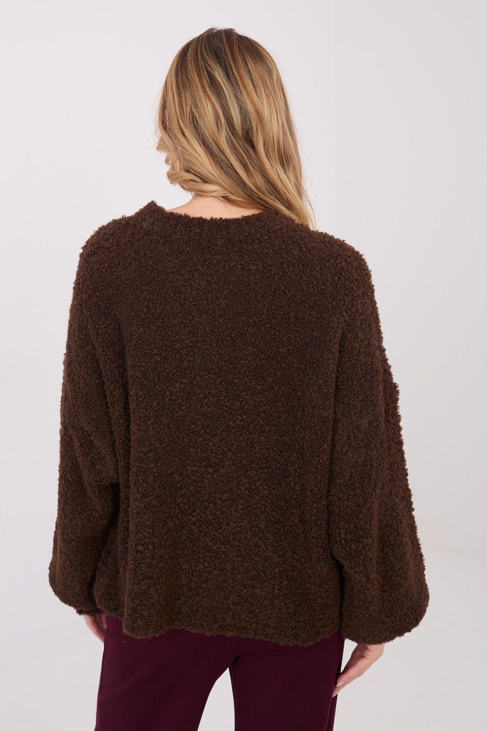 Pull femme Factory Price Chandail Chandail — brun