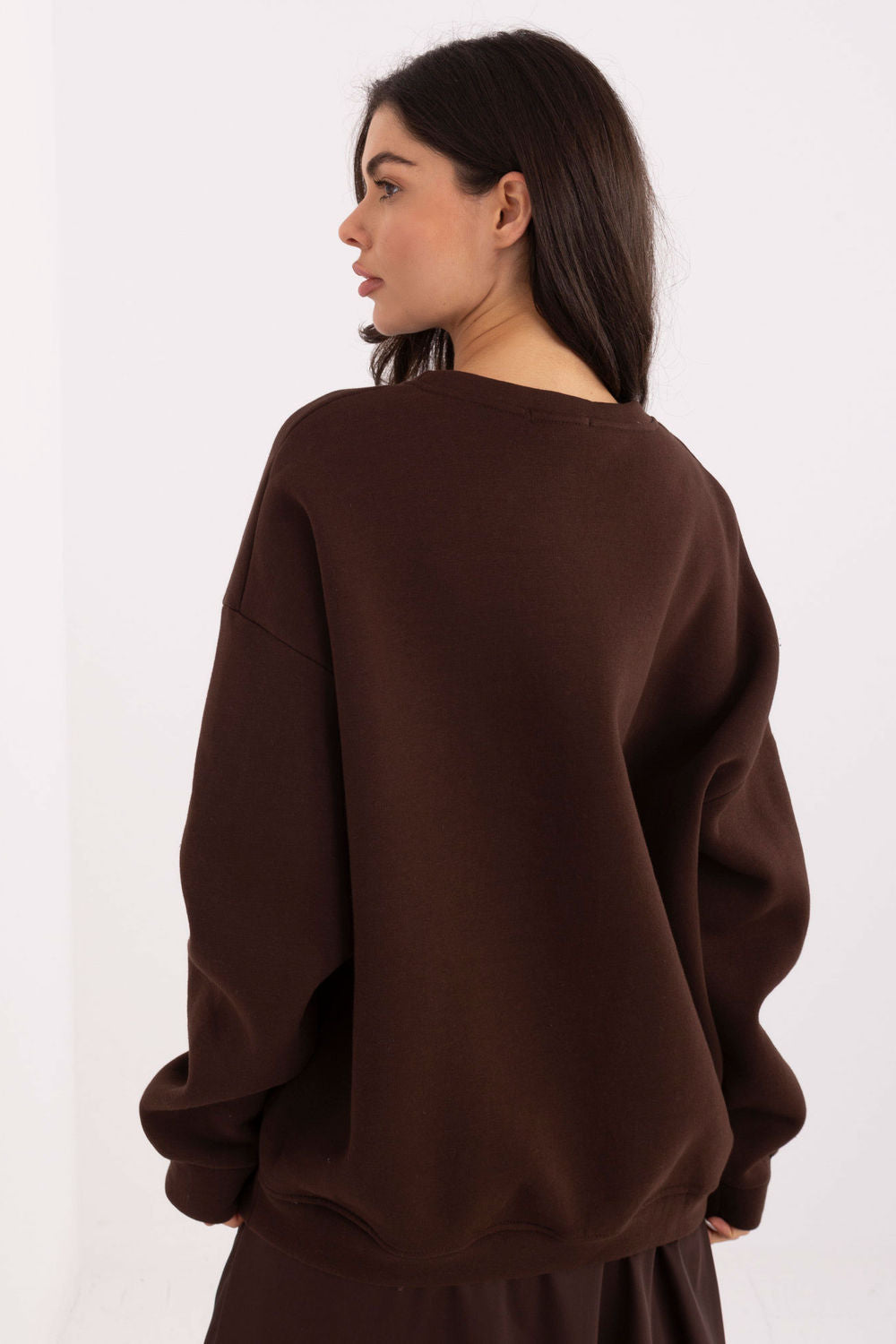 T-shirt femme Factory Price Sweatshirt Sweatshirt — brun