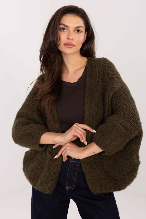 Cardigan femme Italy Moda — vert