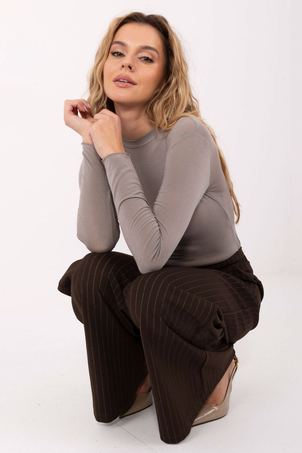 Blouse femme Italy Moda Chemisier Chemisier — beige