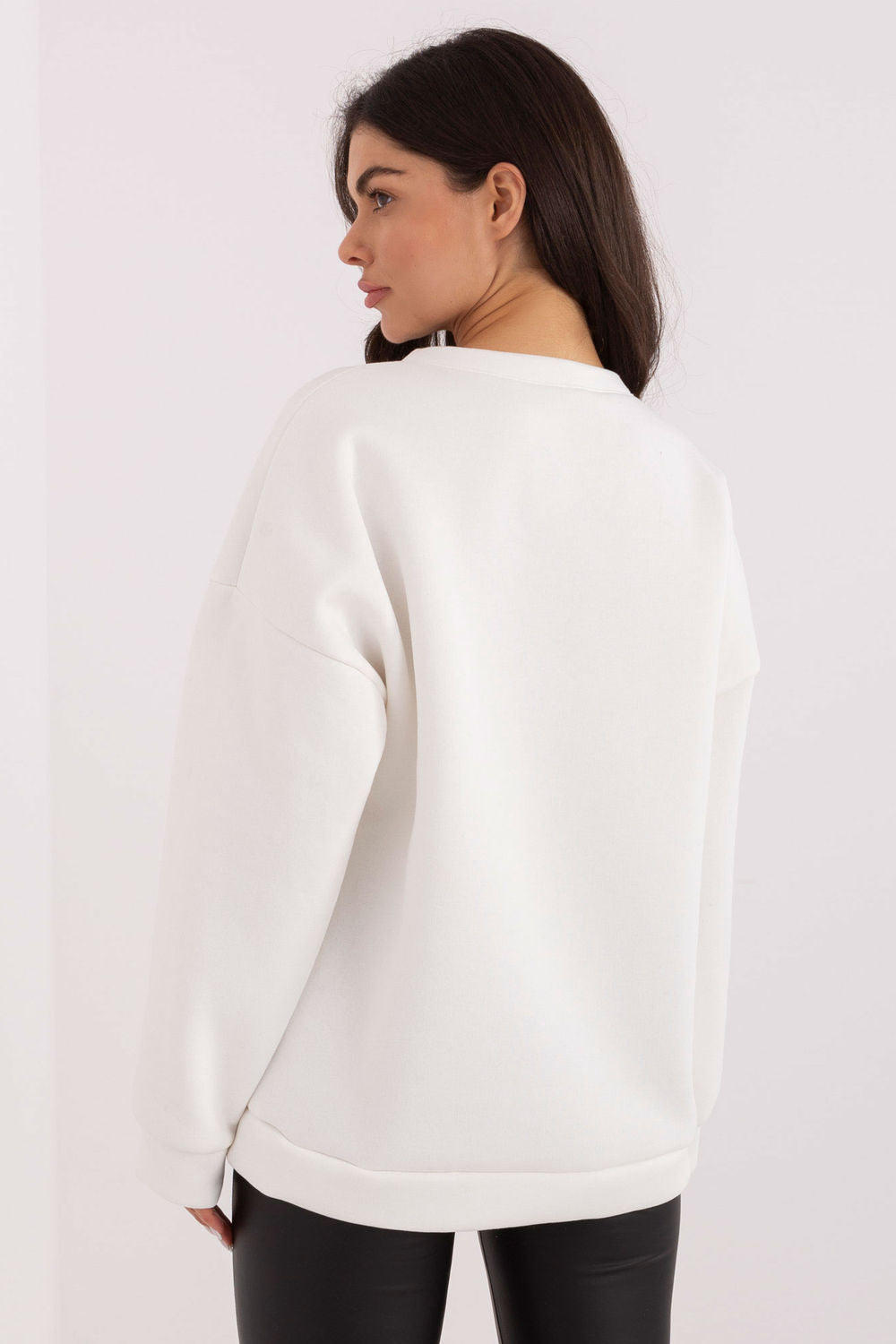 T-shirt femme Italy Moda Sweatshirt Sweatshirt — beige
