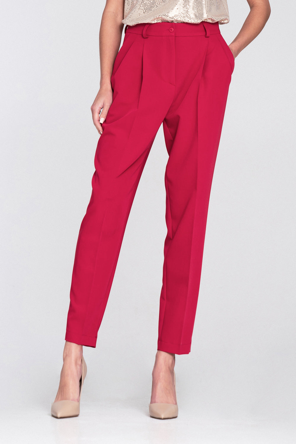 Chaussures à talons femme Nife Pantalon Pantalon — rouge