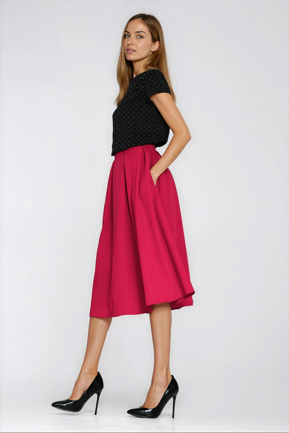 Jupe femme Nife — rouge