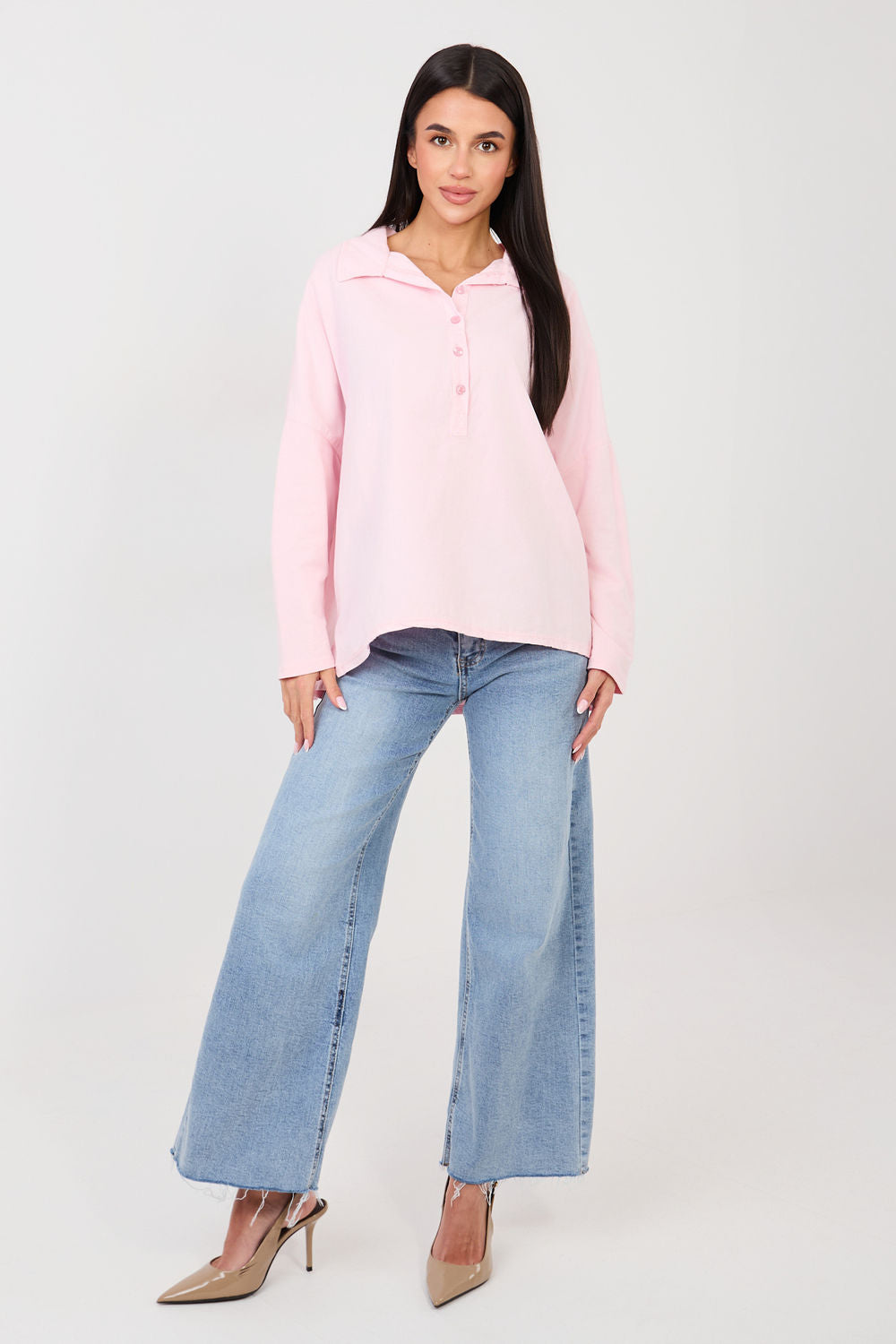 Blouse femme Factory Price Chemisier Chemisier — rosé