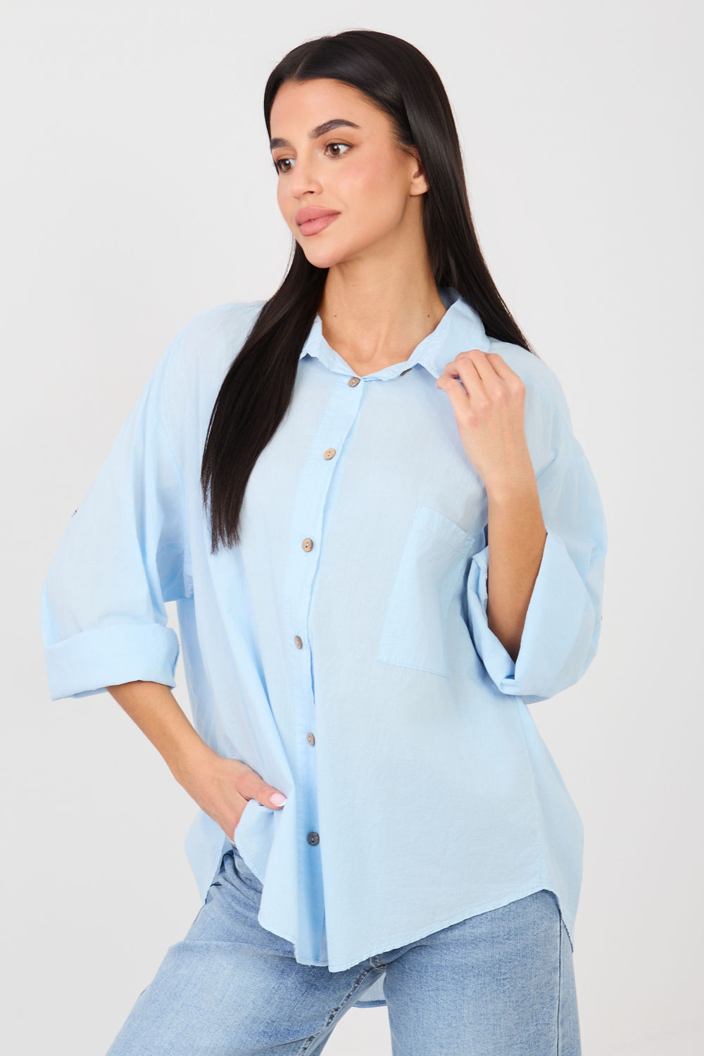 Blouse femme Factory Price — bleu