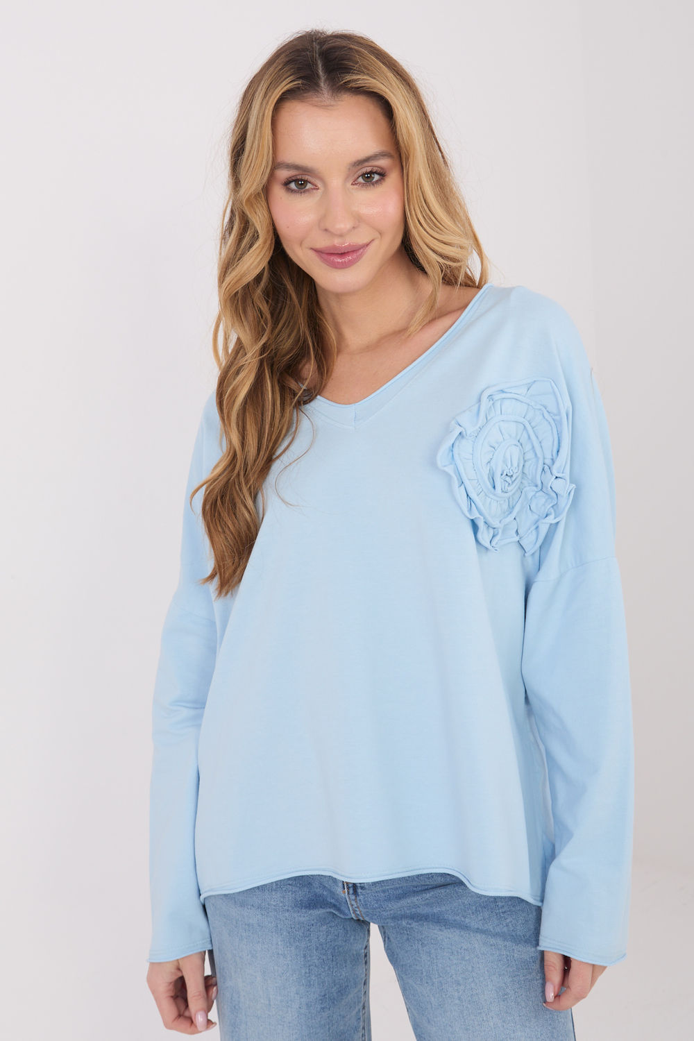 Blouse femme Factory Price Chemisier Chemisier — bleu