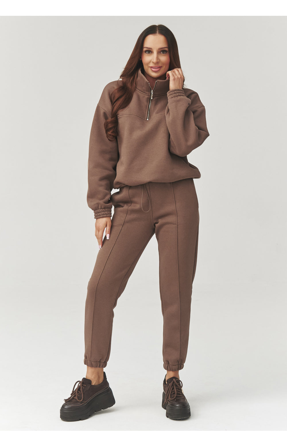 Ensemble lingerie femme Makadamia L Ensemble L — brun