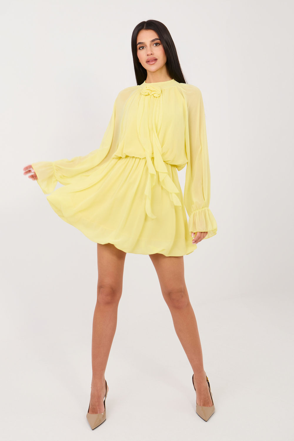 Robe femme Rue Paris De Cocktail De — jaune