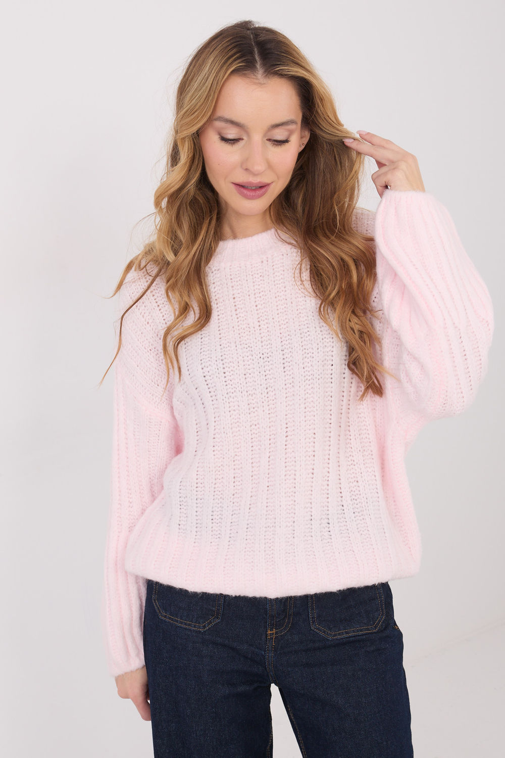 Pull femme Italy Moda Chandail Chandail — rosé