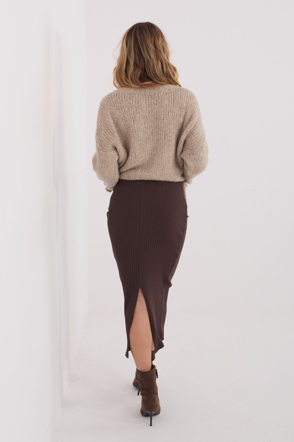 Jupe femme Rue Paris — brun