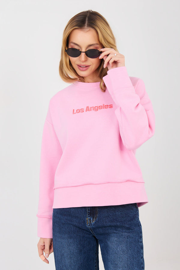 T-shirt femme Factory Price Sweatshirt Sweatshirt — rosé