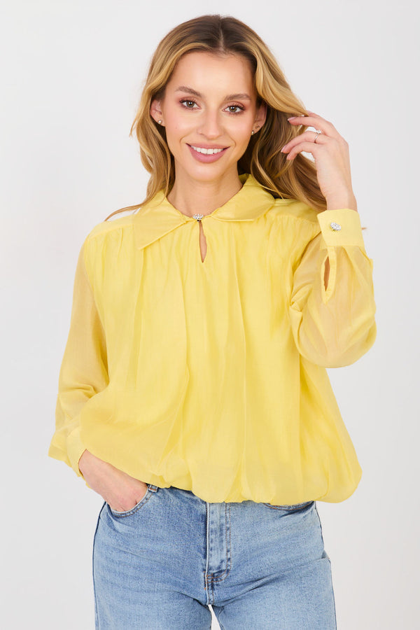 Blouse femme Factory Price Chemisier Chemisier — jaune