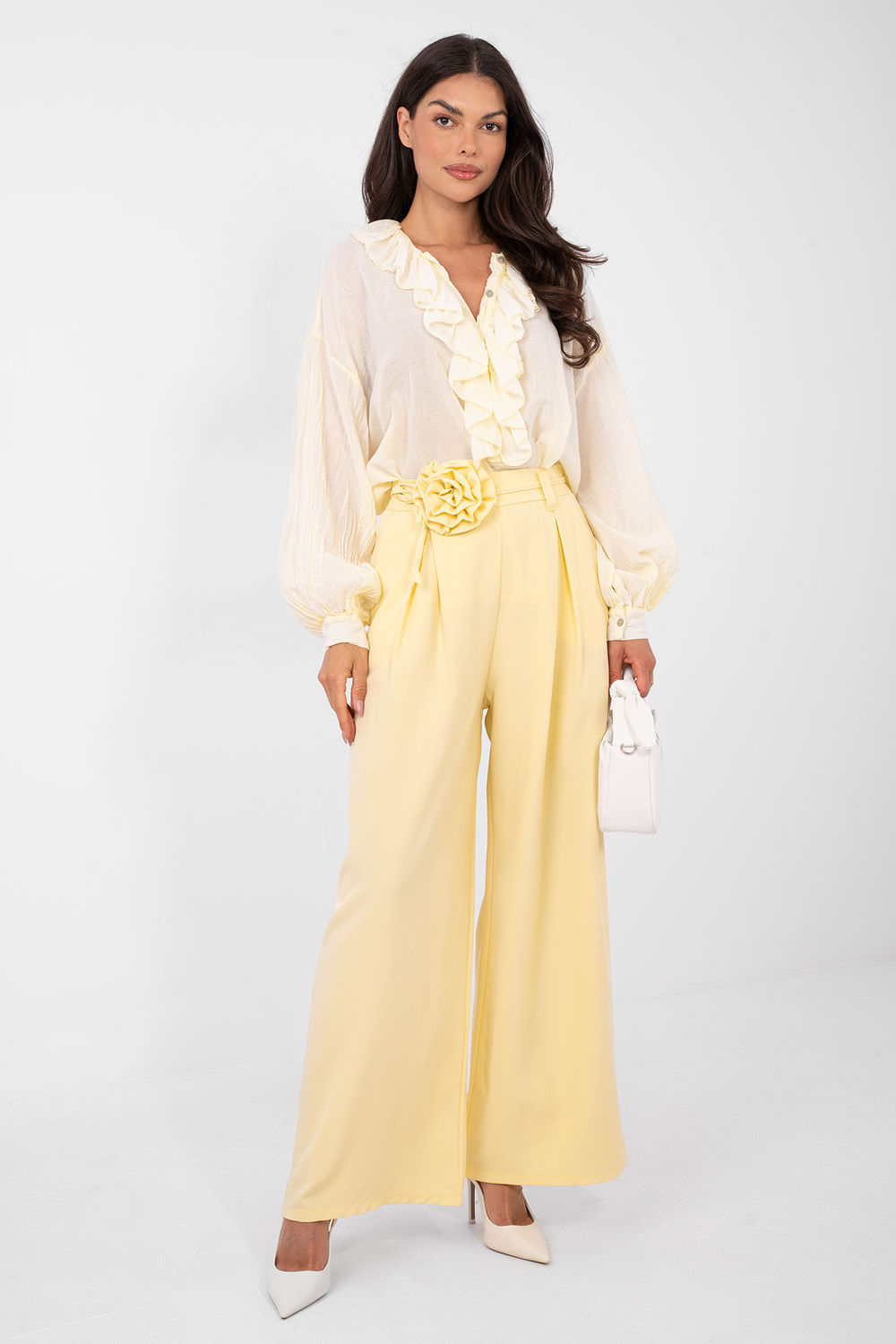 Blouse femme Factory Price Chemisier Chemisier — jaune