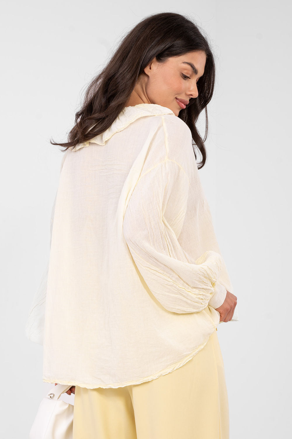 Blouse femme Factory Price Chemisier Chemisier — jaune