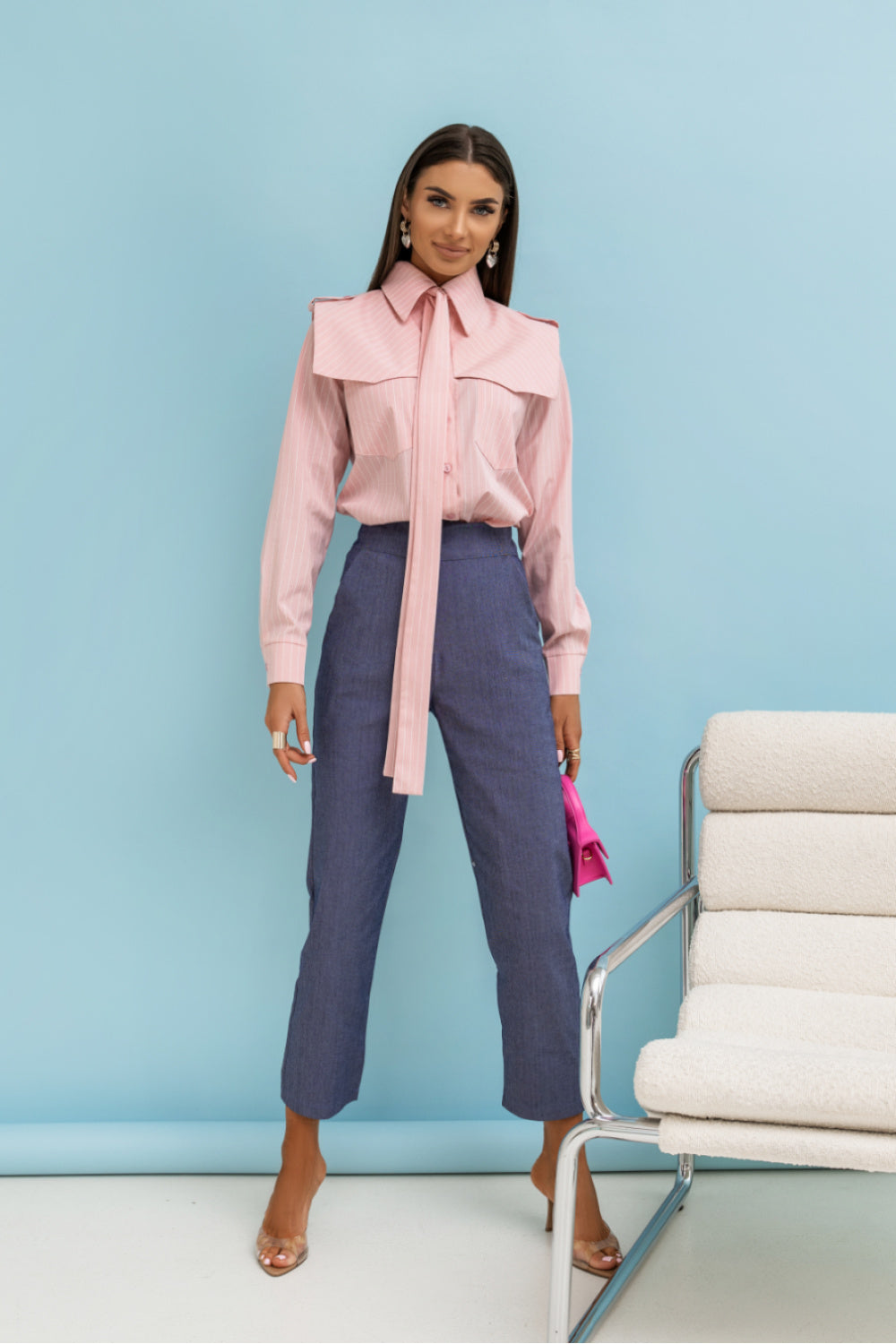 Chaussures à talons femme LaBalancia Pantalon Pantalon — bleu